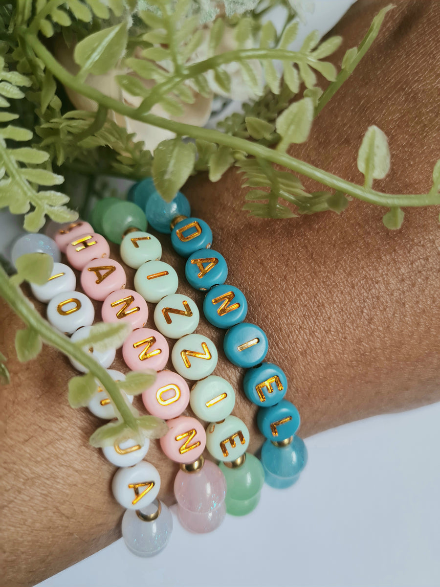 Personalised Children's Beaded Bracelet