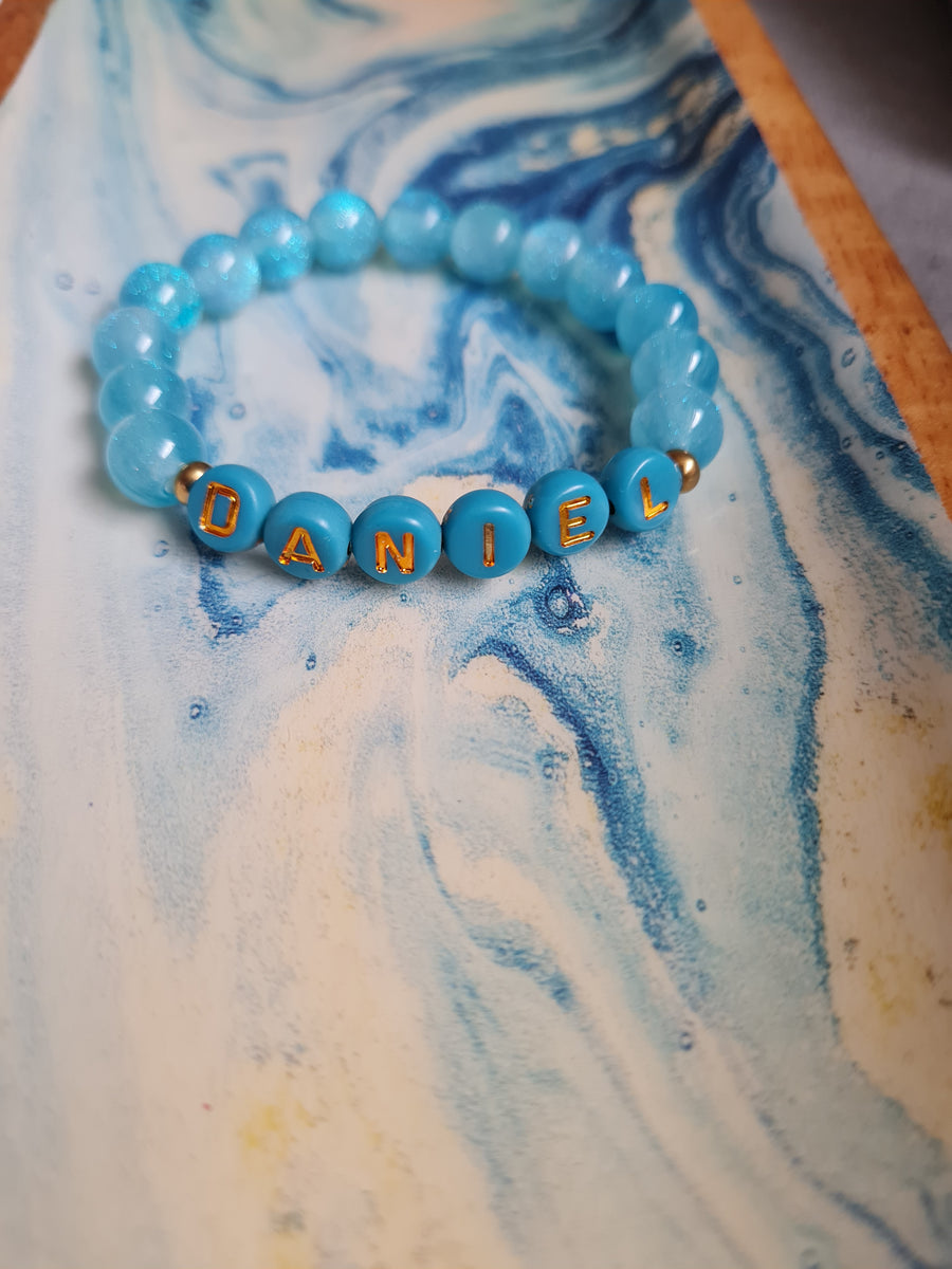 Personalised Children's Beaded Bracelet
