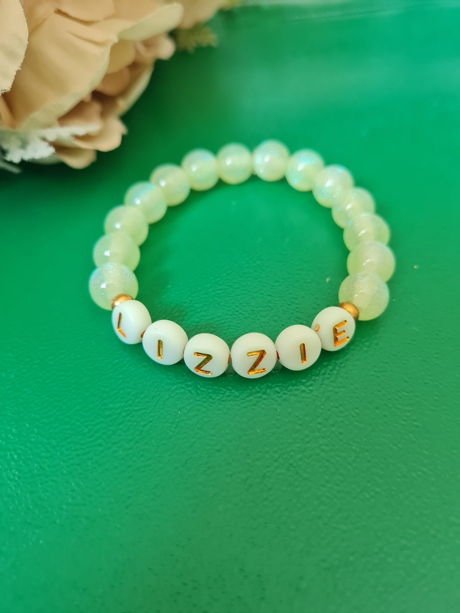 Personalised Children's Beaded Bracelet