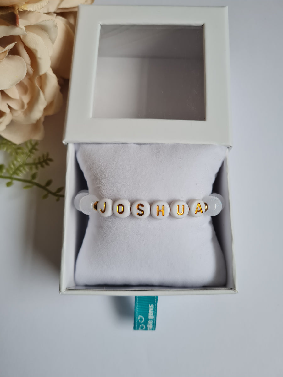 Personalised Children's Beaded Bracelet