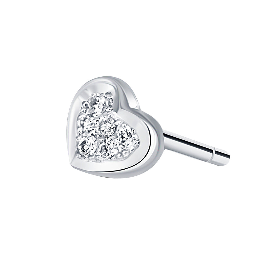 Adorable Gems 9ct White Gold Diamond Renee Studs