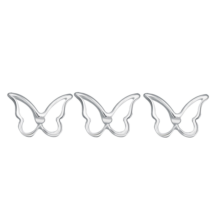 Adorable Gems Silver Carla Studs