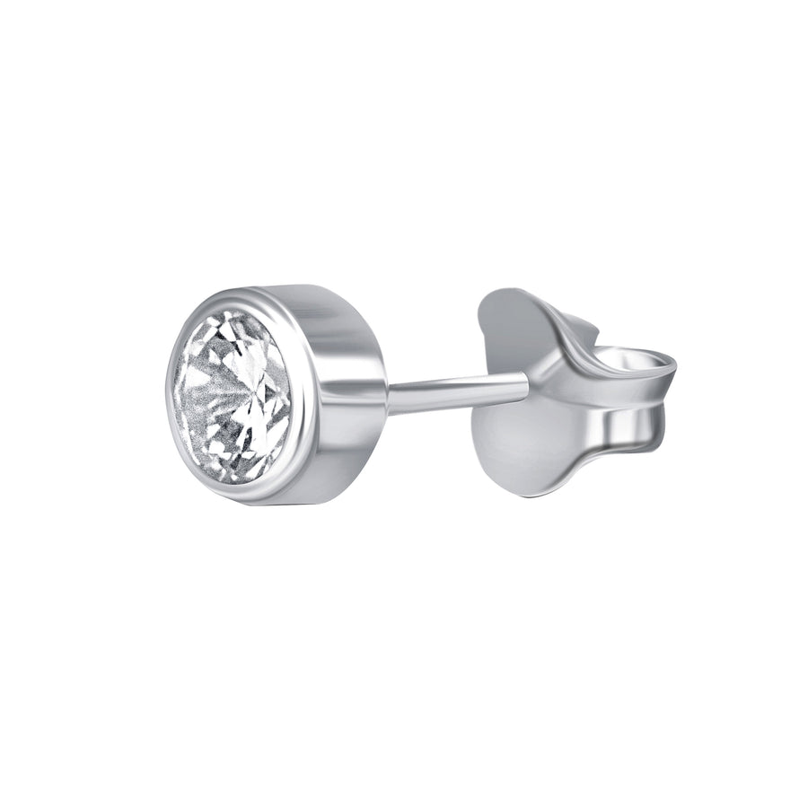 Adorable Gems Silver Valerie Studs