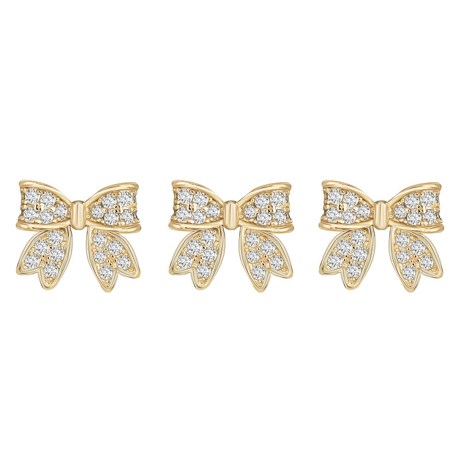 Adorable Gems Gold Naomi Studs